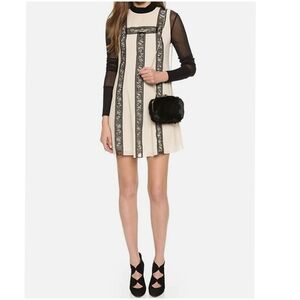 Alice + Olivia Multicolored Sleeveless Sundress for Wedding Guest
